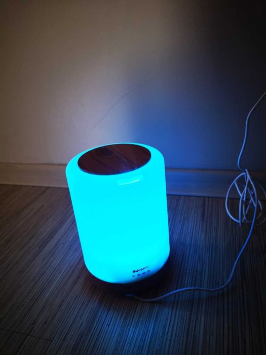 Арома дифузер с таймер, лампа със 7 сменящи се светлини