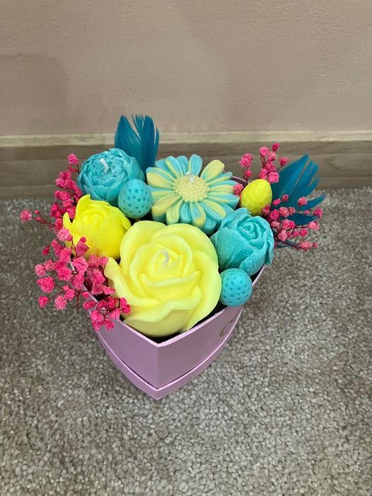 Ароматни букети от соев восък!