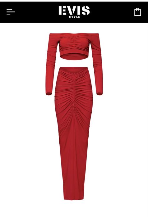 Evis  топ и пола сет хс/с дамски комплект