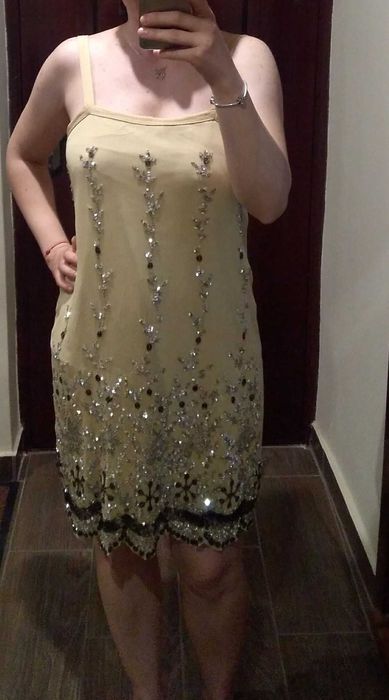 Rochie diafană Twin-set Simona Barbieri