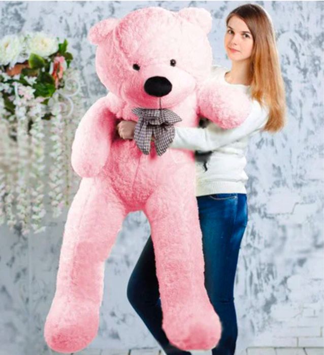 Мишка розовая 180см