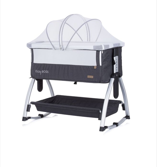 Кошара с падвижна страна Chipolino Baby boss, Тъмносива