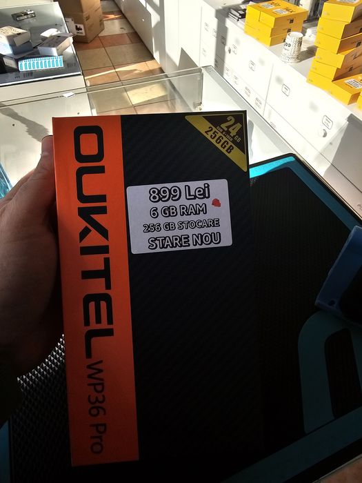 Oukitel WP 36 Pro, 6/256GB, Nou, 2 ani garanție