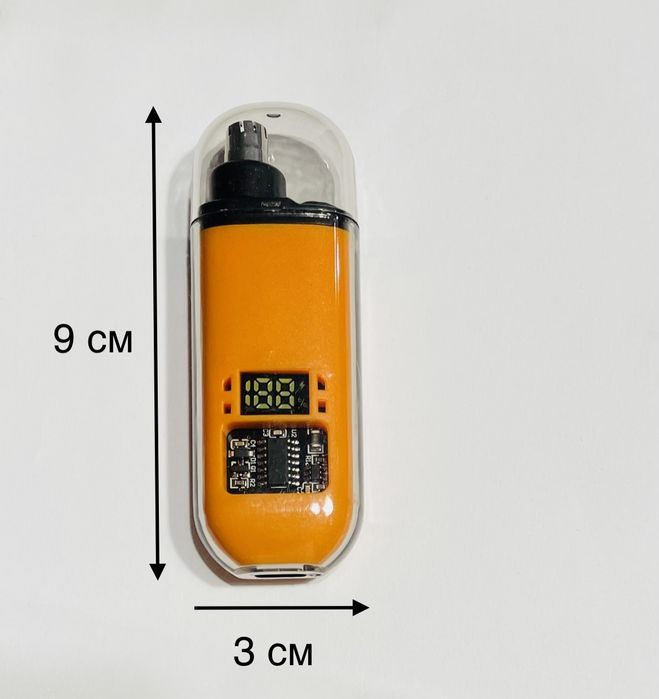 Модерен акумулаторен тример за нос и уши с LCD дисплей