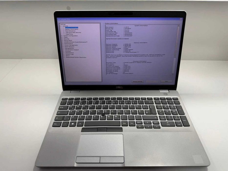 Laptop SH Dell Latitude 5510 i7-10610U 16gb RAM 512gb SSD 15.6 display touchscreen