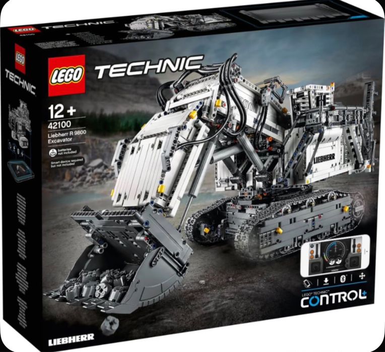 Конструктор LEGO Technic 42100 Экскаватор Liebherr R 9800