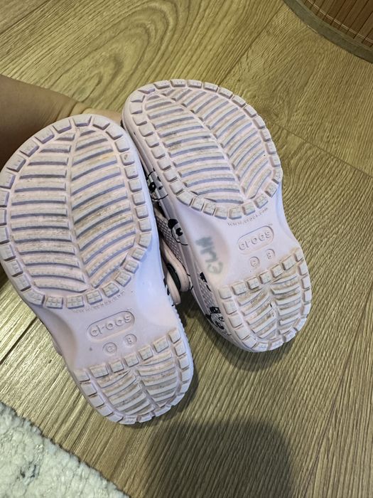 Crocs mov cu ursi panda - copii C8 - 24-25