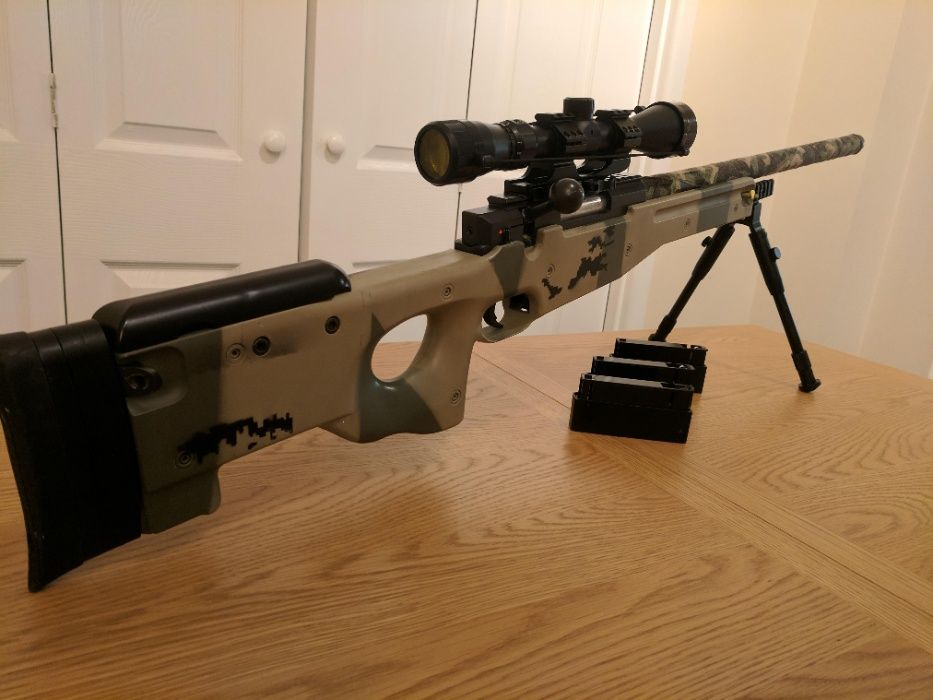 Pusca Cu Luneta PUTERNICA ~700 FPS~ 5.2J (Test Chrono) Airsoft Arc Co2