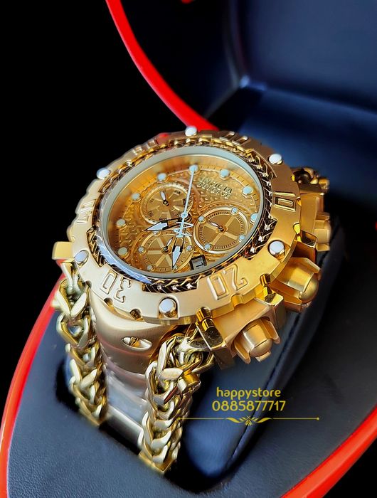 INVICTA Gladiator Gold 60 mm, Инвикта нов ръчен часовник