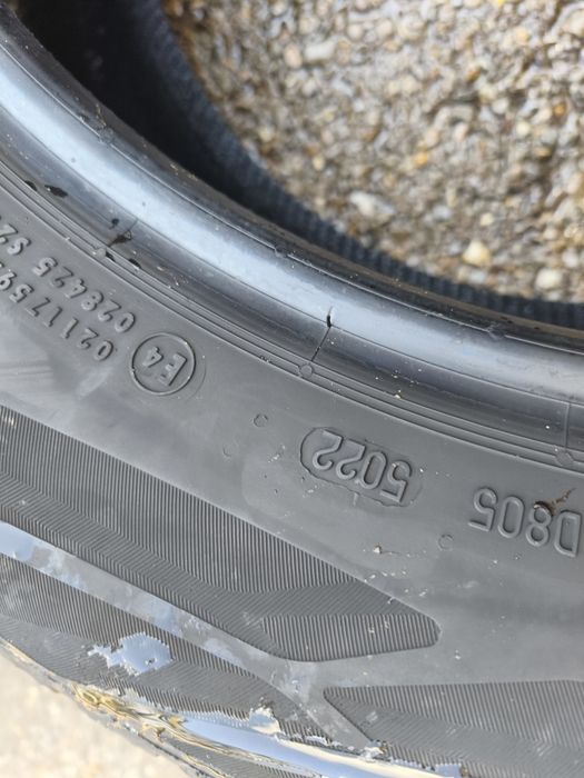 255/55/19" 2бр Continental eco contact 6,dot5022,6mm