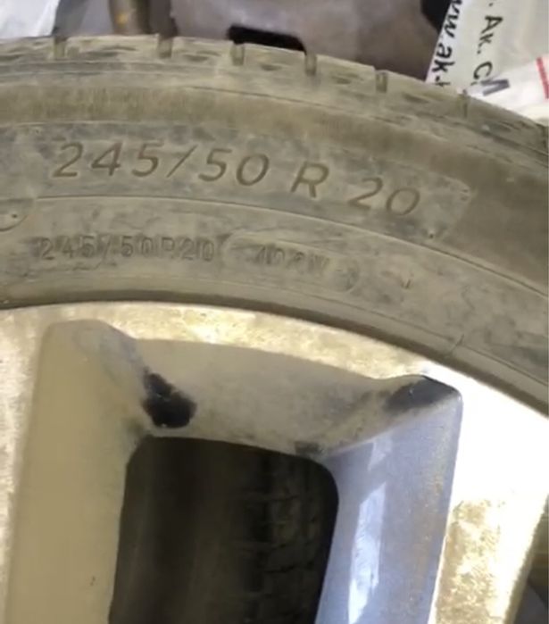 Шины летние б/у 245/50/20 мишлен