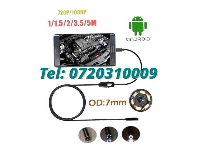 Camera Endoscop Inspectie Android  Usb 6 Led Ir Subacvatica Hd72