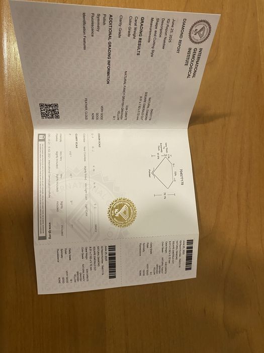 Vand diamant natural 3,4 karate