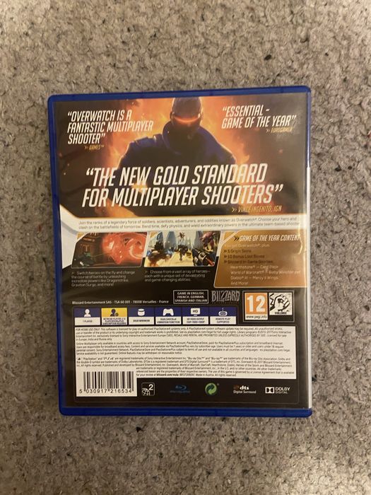 Overwatch:Game Of The Year Edition (със специален код)за Playstation 4