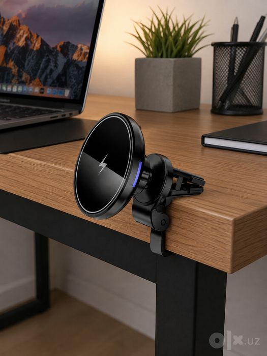 Беспроводная зарядка magnetic wireless автодержатель BTS bor
