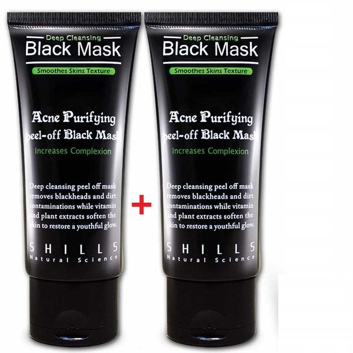 Черна маска за лице против Черни точки, Дълбоко почистване BLACK MASK