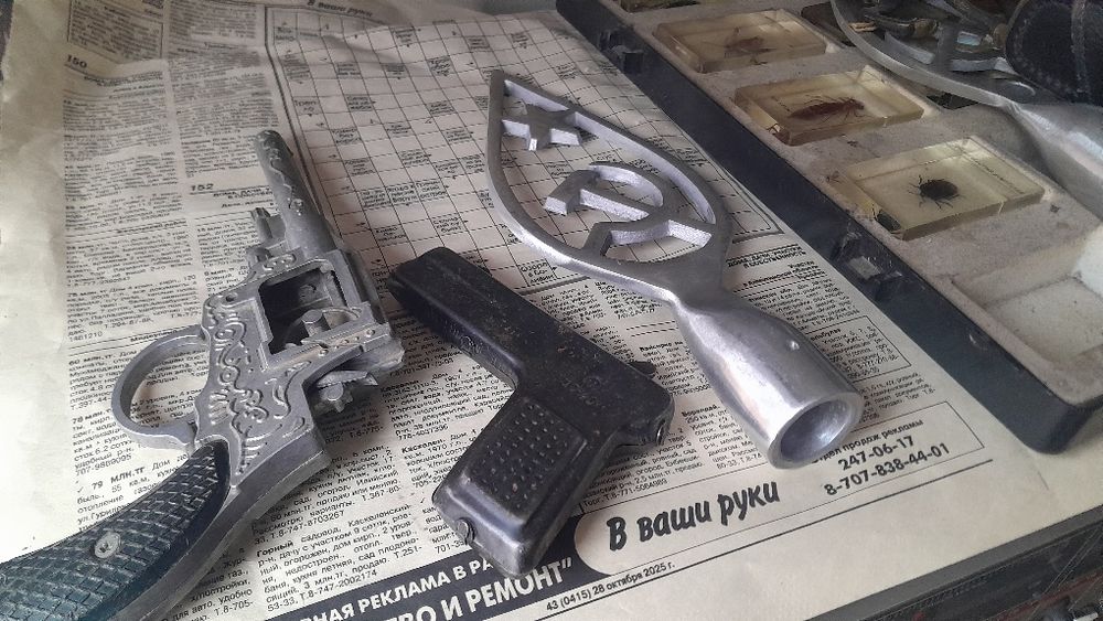 Мушкет Сувенир Ручка Орех !