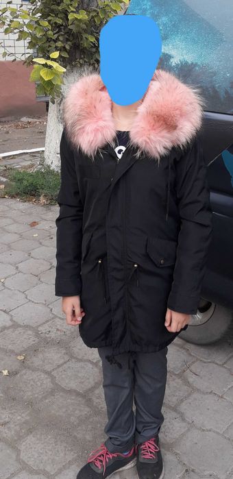 Натуральная зимняя парка