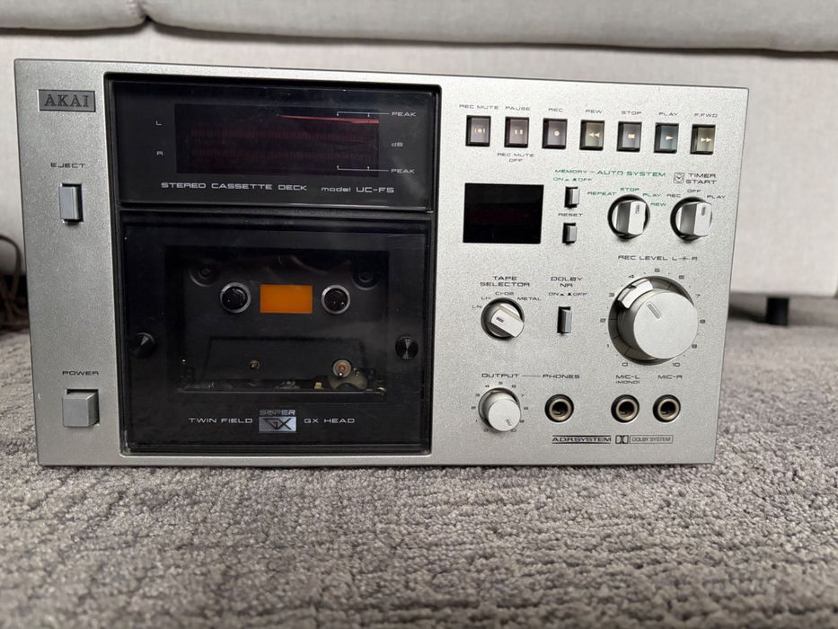 Sistem Hi-Fi vintage AKAI UC Series - set complet, funcțional