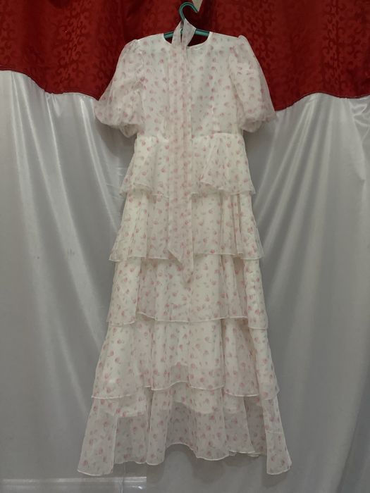 Платье цветочный