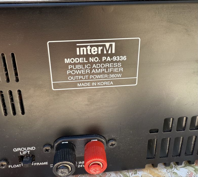 Inter M “PA-9336” -360 W, мощен  усилвател