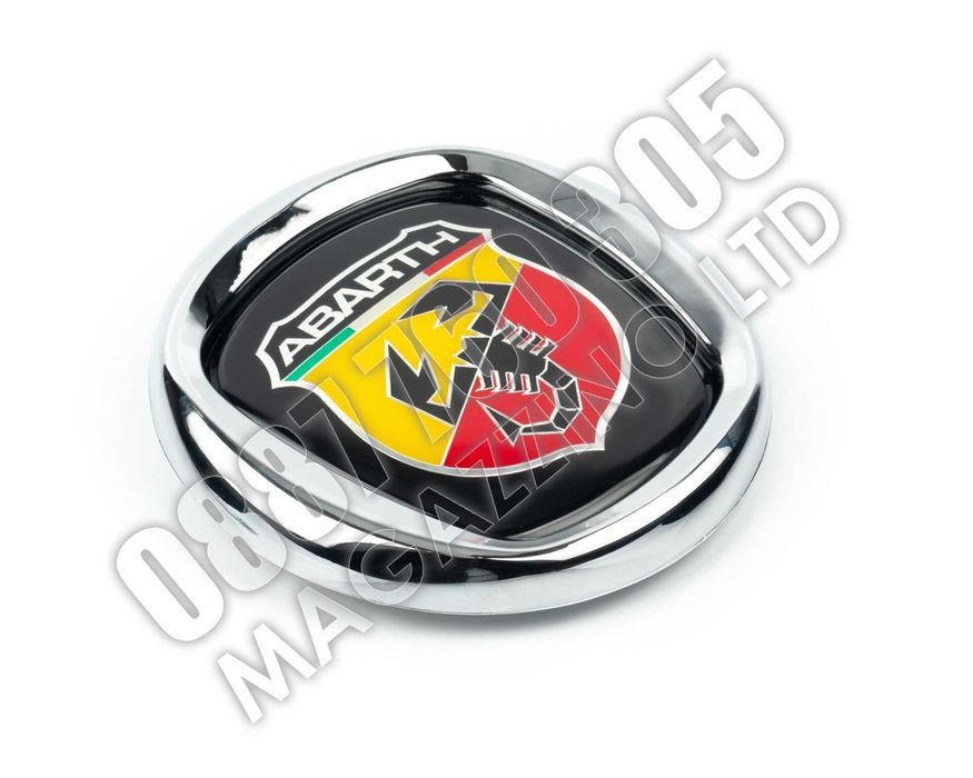 Предна Емблема Фиат Браво Абарт 100 мм. с Болт и Пинове Fiat Abarth