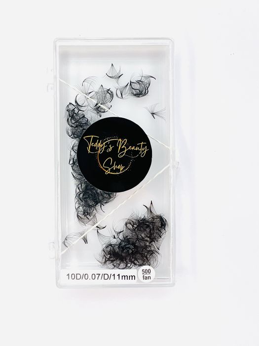 Ръчно изработени готови снопчета за мигли индивидуални размери , мигли