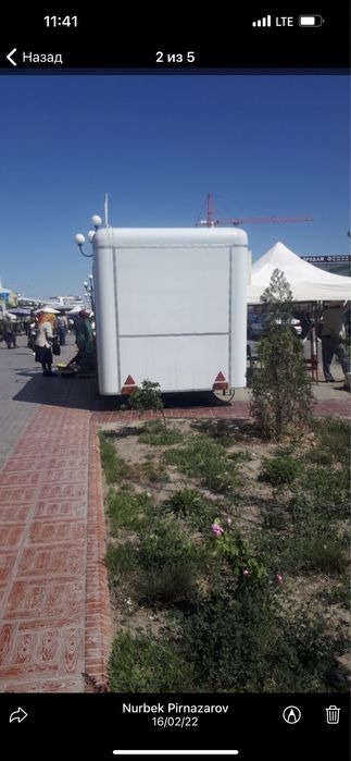 Foodtruck Ko'chma Fast-food sotiladi