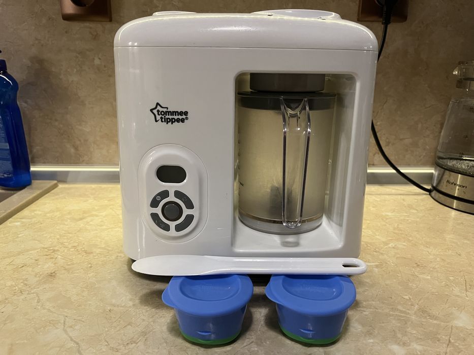 Комбиниран уред за бебешки пюрета на пара