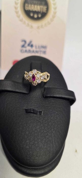 Inel aur 14 k 2.47 grame certificat de garantie b33302 (ag15)