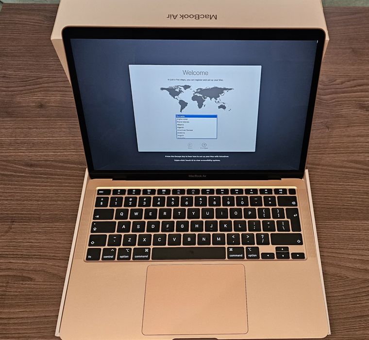 NOU! Apple MacBook Air 13 2020, 8 - 256 Gb
