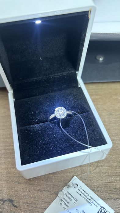 Кольцо с бриллиантом Ozge Diamond, 17 размер