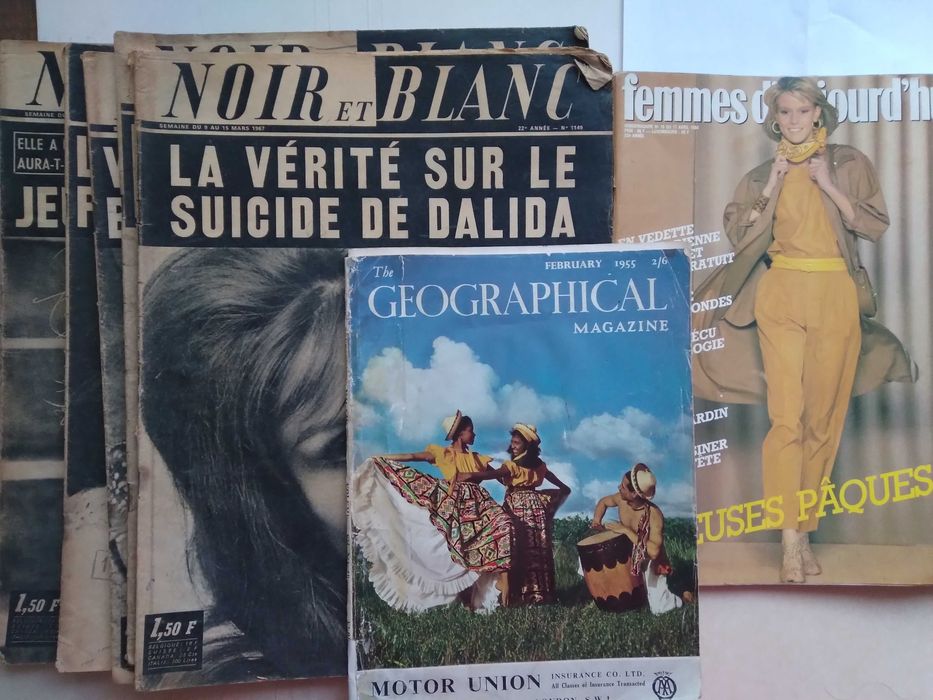 Спис-я: The Geographical Magazine, Noir et blanc, Femmes d`aujourd`hui