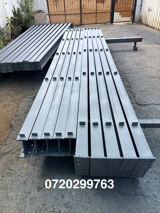 Vând structura metalică din stoc 200 Mp  10Mx20Mx4M confecționat din IPE 160
