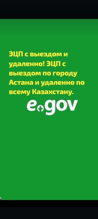 ЭЦП, ЭЦП с выездом и удаленно, Услуги егов