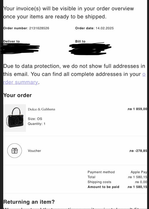 Dolce & Gabbana чанта оригинал