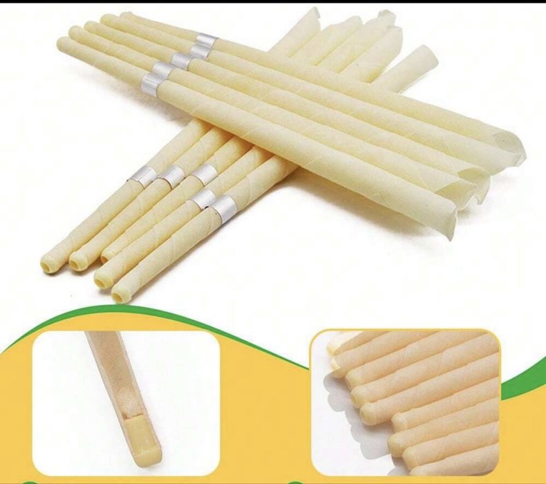 Комплект свещи за уши с пчелен восък