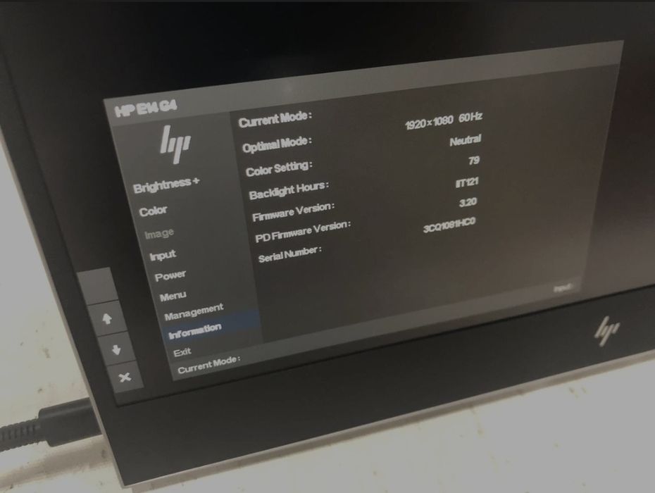 HP E14 G4 14" преносим монитор Full HD 2 USB-C + калъф