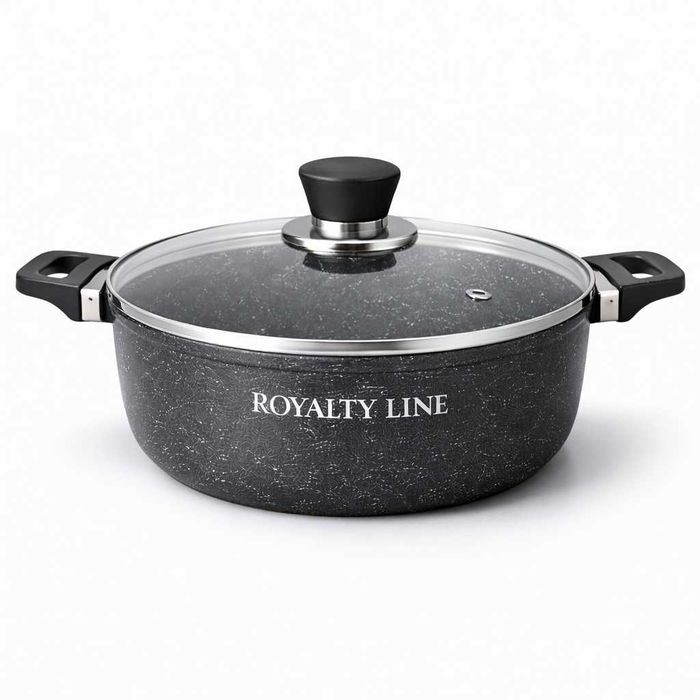 Oala din aluminiu turnat cu capac 24 cm Royalty Line
