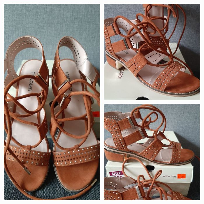 Босоножки на каблуке