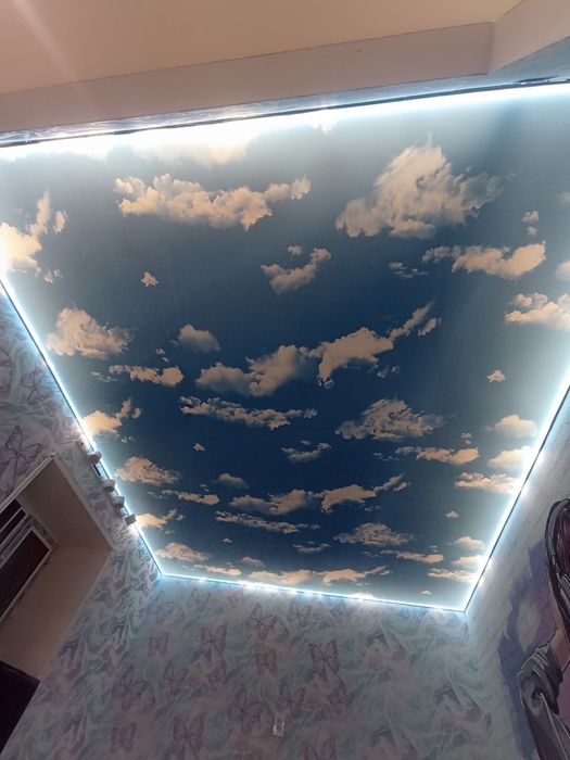 Натяжные потолки с гарантией