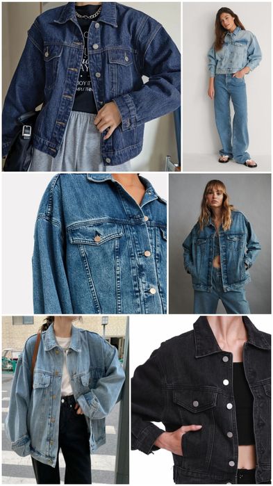 Крутые джинсовые куртки oversize. Пр-ль: США, Европа