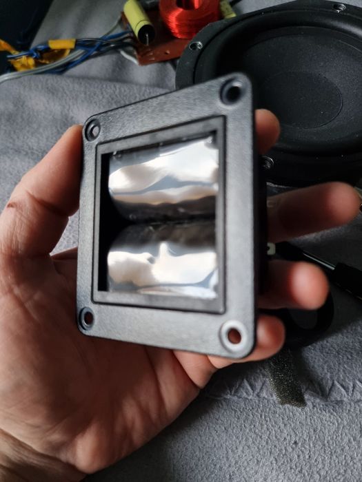 PROBA AV Boxe Kenwood upgrade ROKSAN MUNDORF 6ohm80w