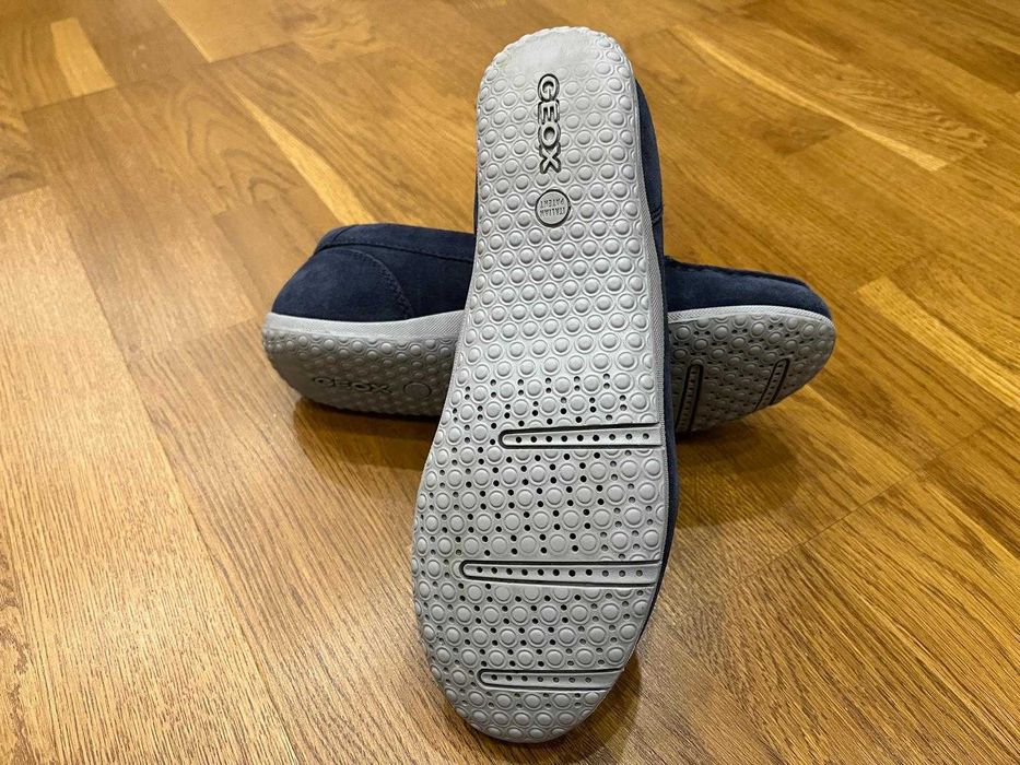 Mocasini Dama Geox D Vega piele intoarsa belumarin marimea 36