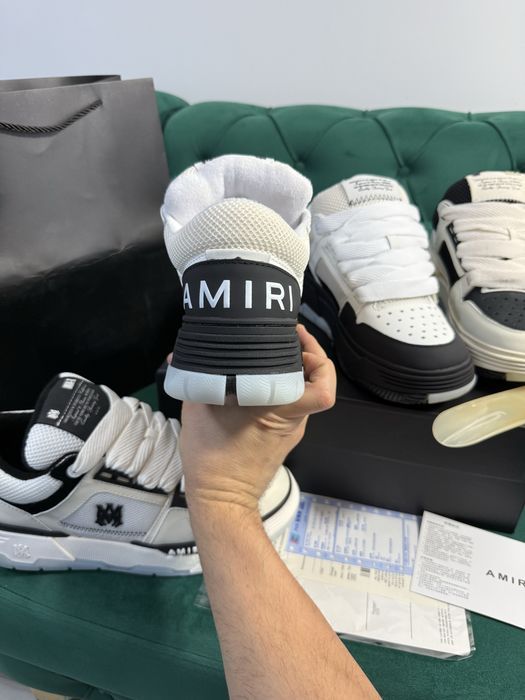 Adidasi AMIRI MA-1 piele naturala 100% Full Box colectie noua Premium