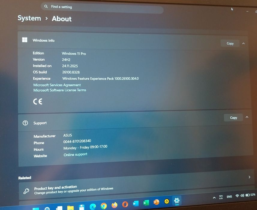 Laptop ASUS VivoBook X1500EA, Intel i3 Gen 11, 8GB RAM, 256GB SSD, Windows 11 Pro, Cutie