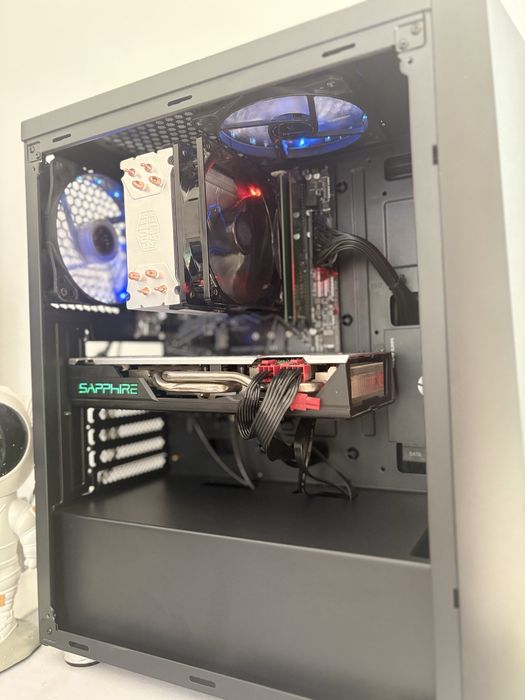 PC Gaming Ryzen 3 Rx 570 8gb SSD 500GB curat optimizat