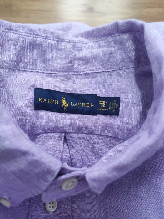 Cămașă Polo Ralph Lauren din in mărimea XXL