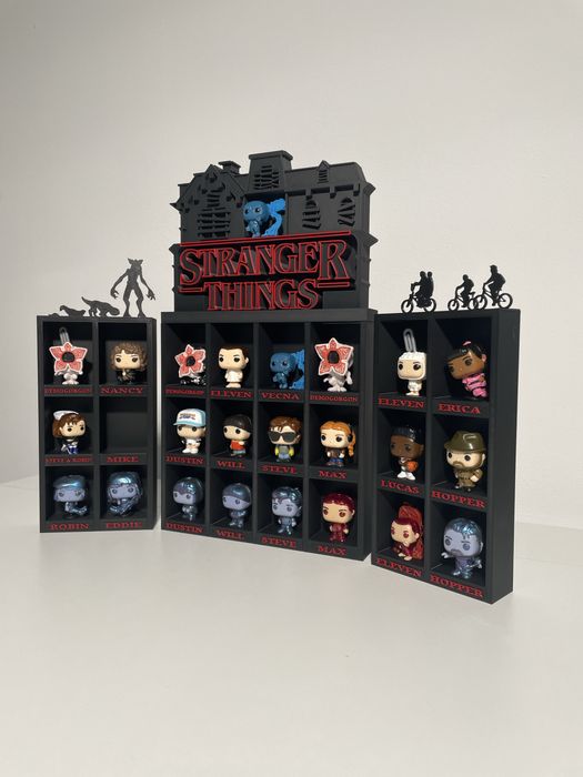 Suport/stand/etajera figurine Stranger Things kinder will