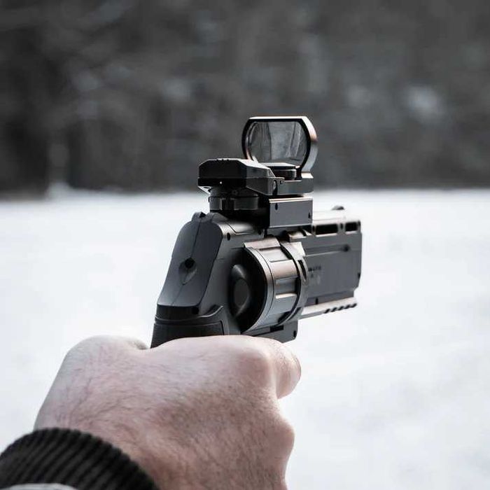 Pistol Cu Bile De Cauciuc (SUPER PACHET!!] - Varianta 200 M/s ~22J!!~